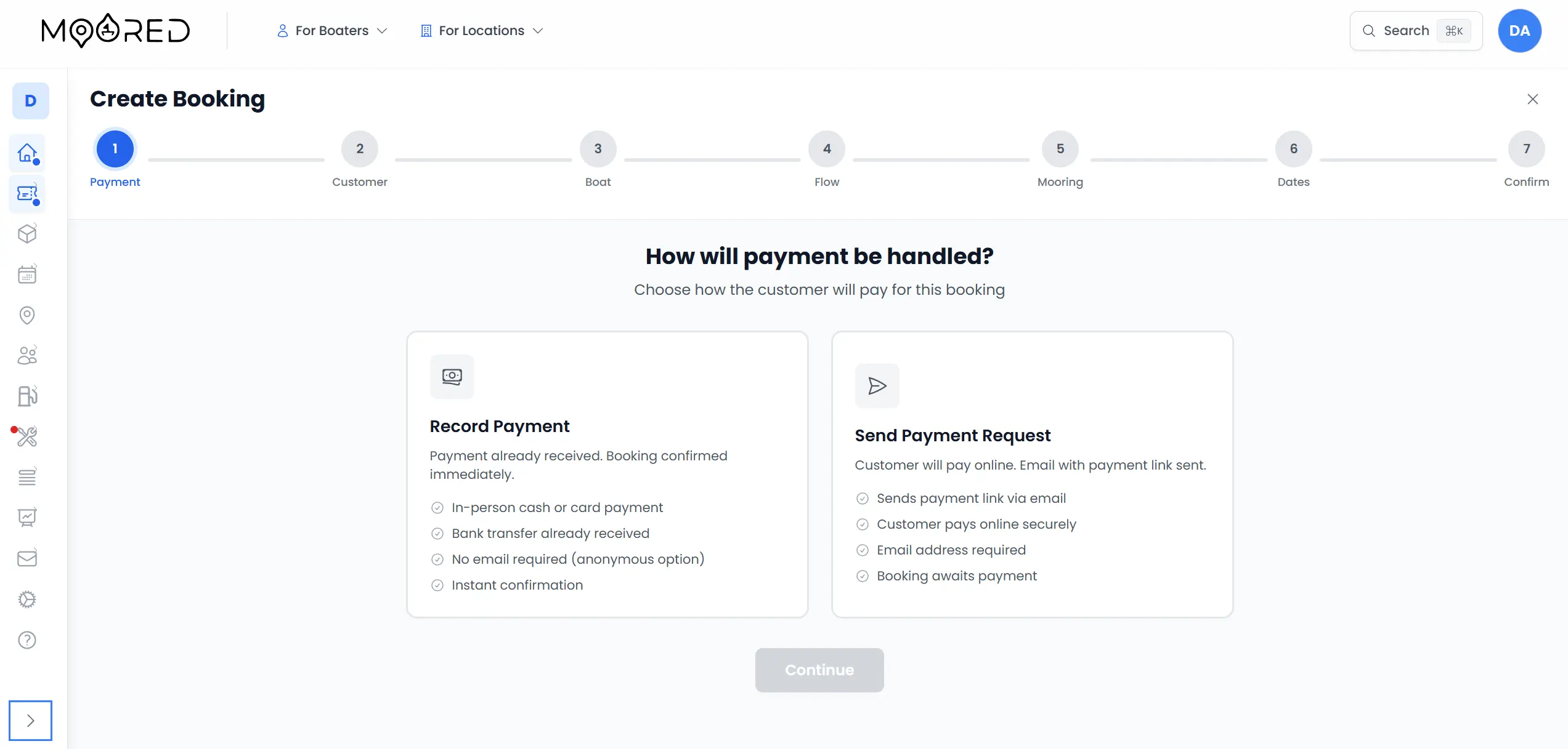 Pay-on-Arrival Mobile Checkout
