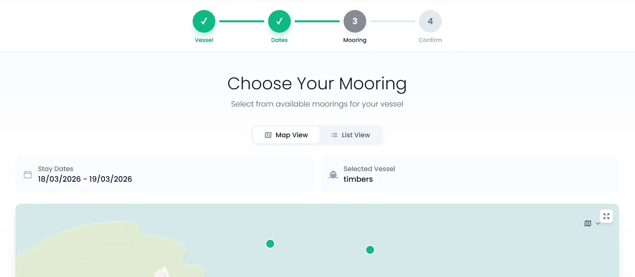 Pre-Book Visitor Moorings