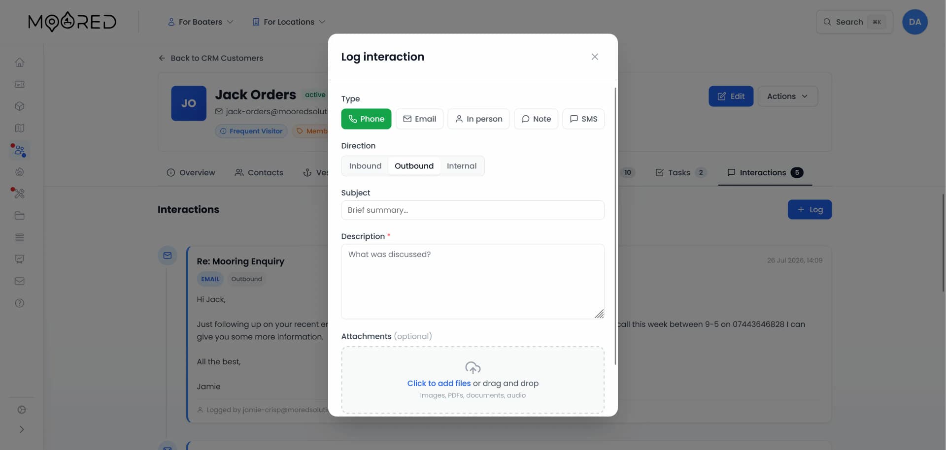 Interaction Logging