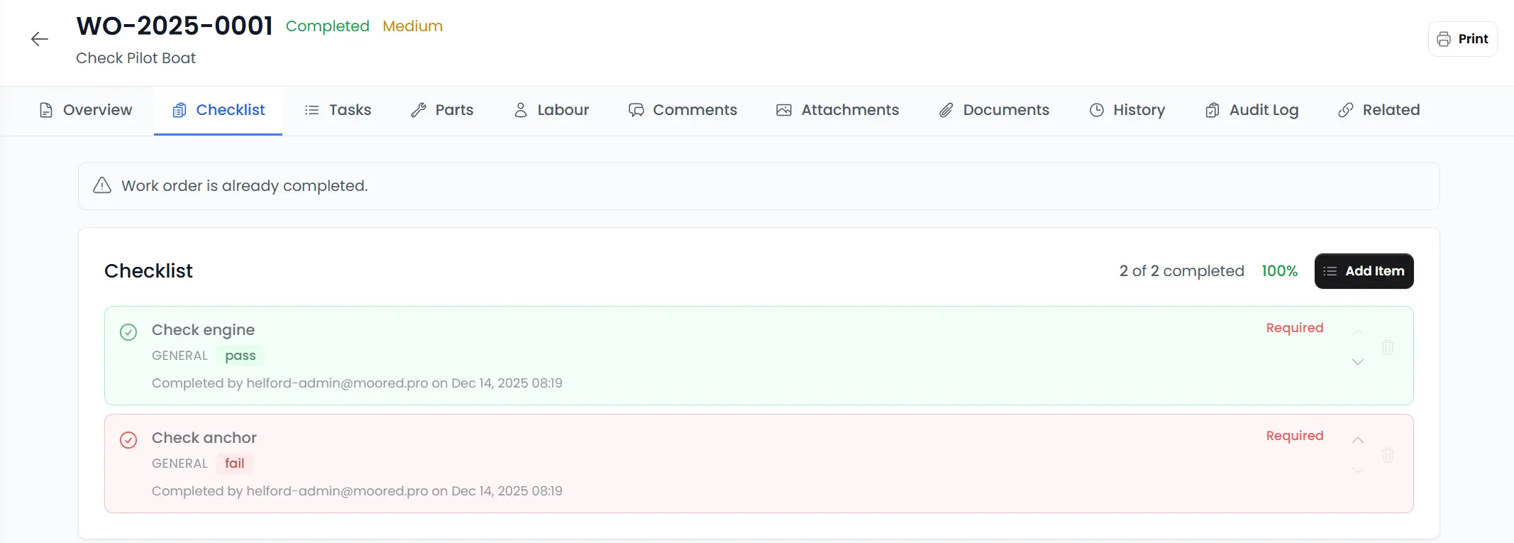 Work Requests & Orders