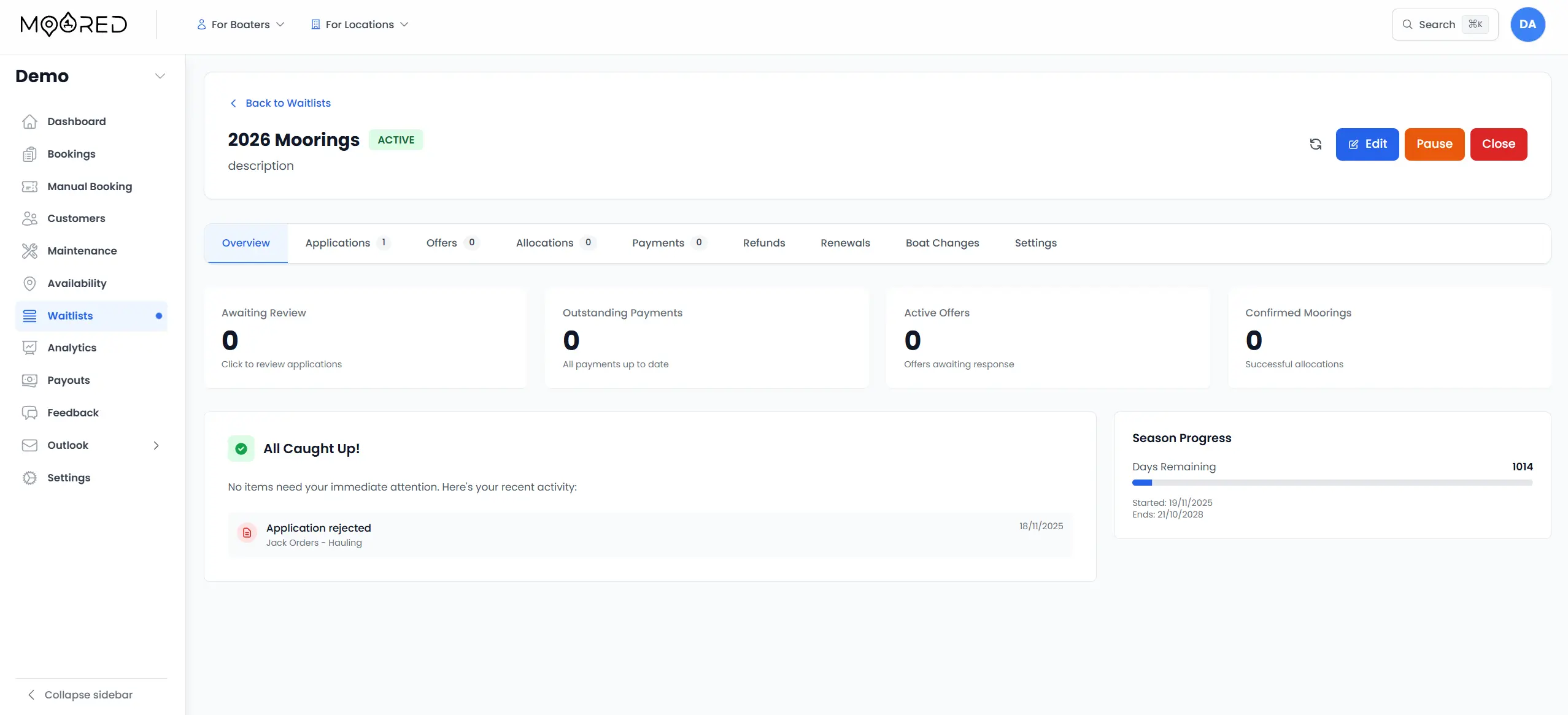 Automated customer email communications with branded booking confirmations and arrival instructions